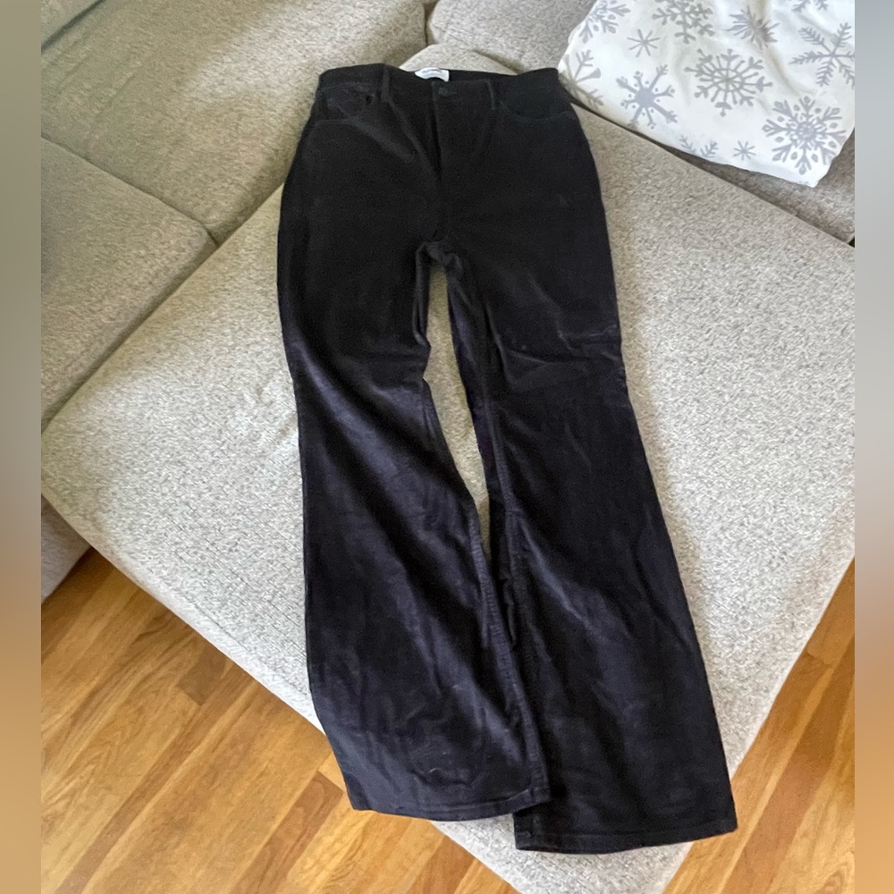 Old Navy Size 12 Corduroy Black Jeans